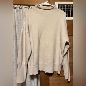 Express Beige Knit Pullover